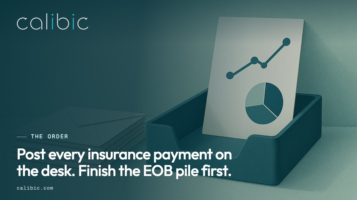 Insurance payments are posted before statements are run