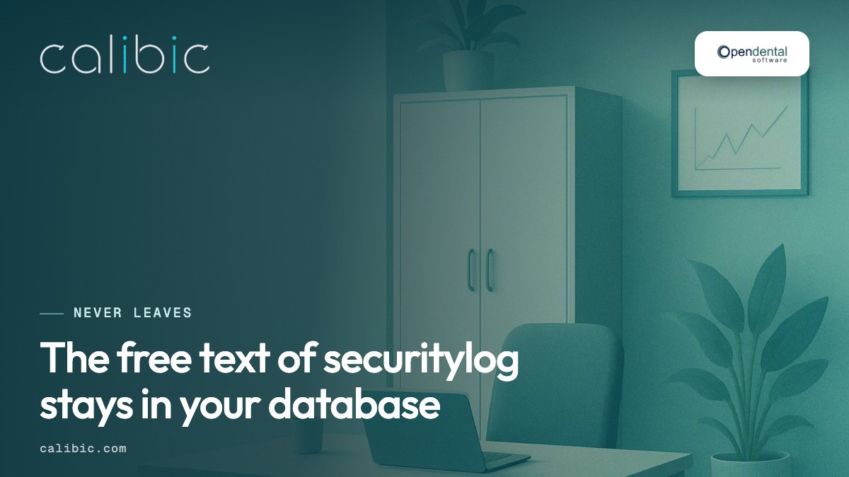 The audit log free text is never read.
