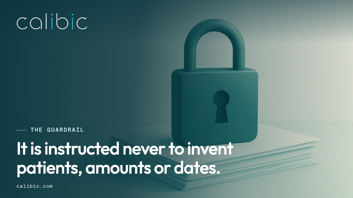 Ask is told never to invent patients, amounts or dates