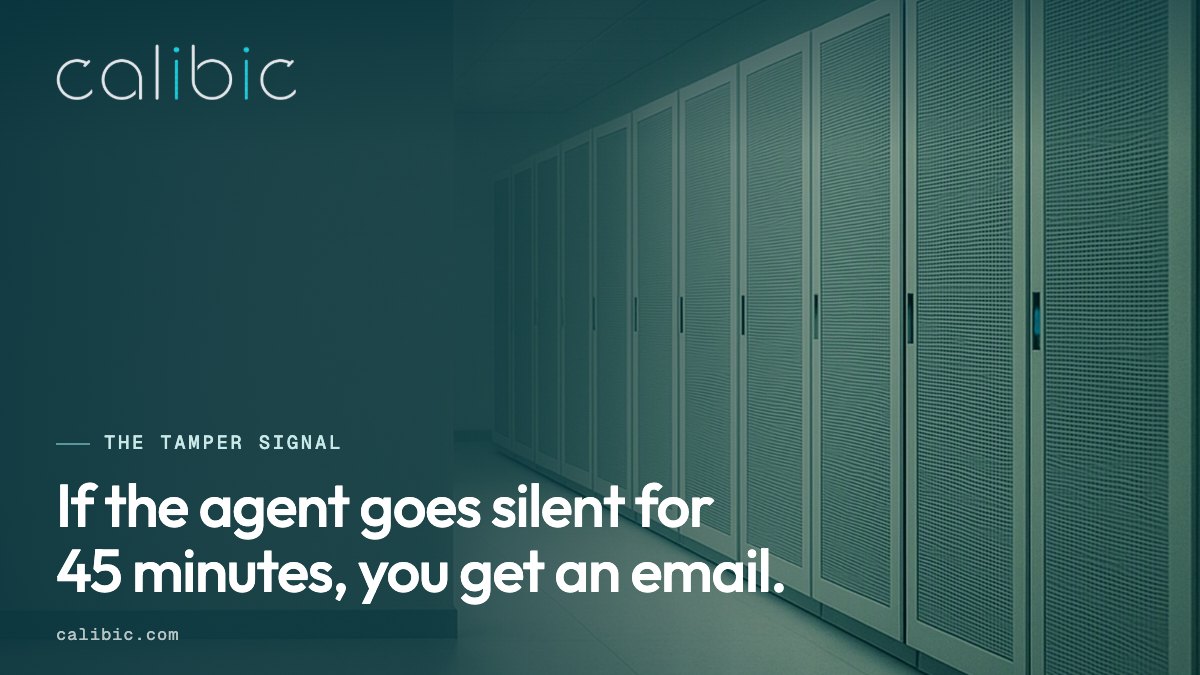 An email arrives when the agent goes silent for 45 minutes