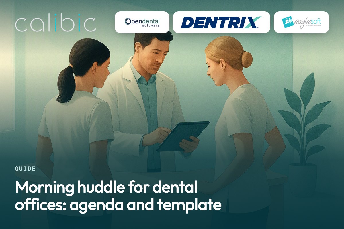 Morning huddle for dental offices: agenda and template